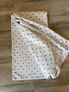 Charisma White King pillowcases with Black Dot Clusters
